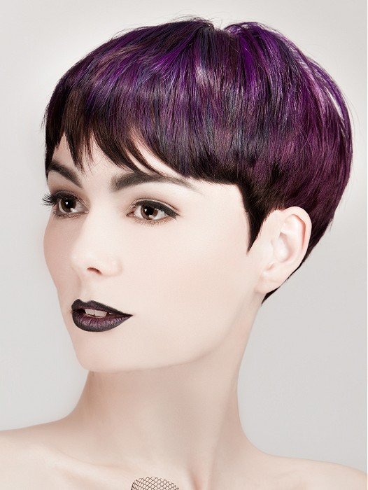 Short Purple Hairstyles